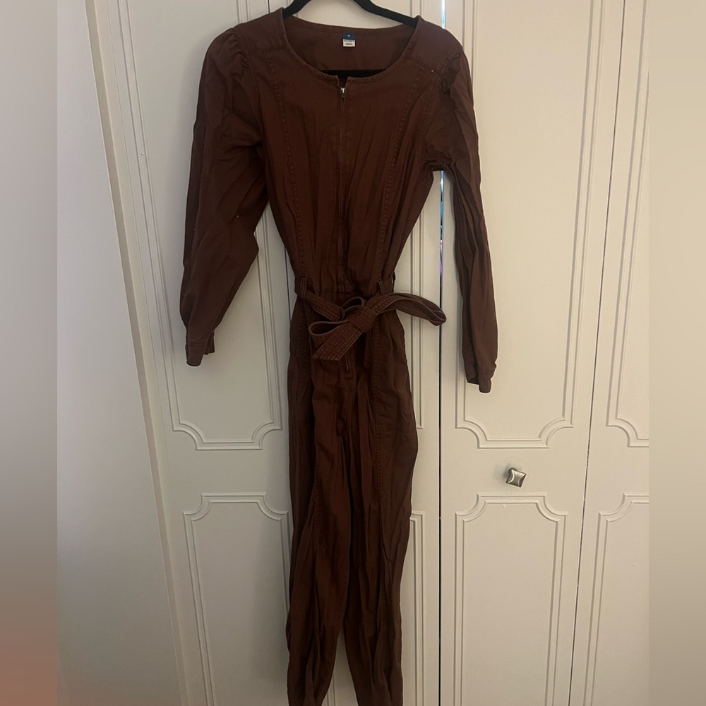 Old Navy Brown Long Sleeve Jumpsuit